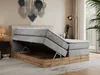 MKS MEBLE King Boxspringbett 180x200 mit Bettkasten Eiche, Produktbild-Vorschau 2