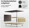 CASARIA® Table basse design 95x55x50cm bois gris Table de Voir les images du produit 2
