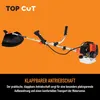 TOP CUT Benzin Motorsense 2-Takt 51,7 cm³ - Masse 7,4 kg - Produktbild-Vorschau 4