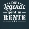 Spreadshirt Legende Geht In Rente Männer T-Shirt, XXL, Navy Produktbild-Vorschau 2