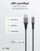 Goobay 49268 lightning cable 1 m Grey, Silver Voir les images du produit 9