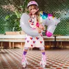 Kinder-Rollschuh-Set Cariboo Ballerina + pinke Schützer - Produktbild-Vorschau 5