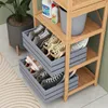 Bücherregal Vicco Novaro Bambus 48.3 x 166.5 cm mit 7 Produktbild-Vorschau 4