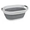 A collapsible laundry basket on a white background. Produktbild-Vorschau