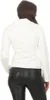 Damen Blazer Langarm Tailliert Jacke Sakko; Ecru M Produktbild-Vorschau 3