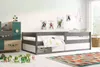 Dětská postel 80x160 ZIXI s matrací a dvířky - grafit Náhled obrázku produktu 1