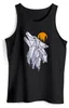 Herren Tank-Top Shirt Polygon Print Wolf Wald Outdoor Produktbild-Vorschau 2
