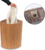 Relaxdays rohový koš na prádlo z bambusu, skládací box na Náhled obrázku produktu 6