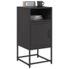 vidaXL Nachttisch Schwarz 36x39x78 cm Stahl Produktbild-Vorschau 4