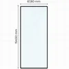 A diagram showing the dimensions of a rectangular object, likely a screen protector or phone case, with grid lines in the background. Produktbild-Vorschau