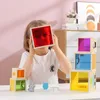 VIGA Drevená vzdelávacia pyramída Montessori, triedič, Náhľad obrázku produktu 6