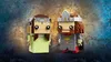Two LEGO BrickHeadz figures, Aragorn and Arwen, are displayed against a map background. Produktbild-Vorschau