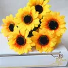 1 Bouquet 7 Köpfe Künstliche Sonnenblume Kunstseidenblumen Produktbild-Vorschau 5