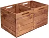 2er set Holzkiste Vintage Ocker passend für Kallax und Produktbild-Vorschau 1