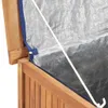 vidaXL Gartenbox 90x50x58 cm Massivholz Teak -  Gartenboxen Produktbild-Vorschau 9