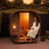 HOME DELUXE - Outdoor Sauna CUBE DELUXE - L - Maße: ca. 220 Produktbild-Vorschau 4