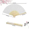 20 Stück Fächer Weiß Hochzeit Handfächer Diy Bambus Produktbild-Vorschau 2