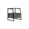 DECORTIE Pal Modern Nachttisch Retro Grau Mehrzweck , 45 x Produktbild-Vorschau 4