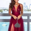 Topchances Femme Soirée Strass Plissé Soirée Mariage Voir les images du produit 5