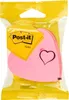 Post-it Haftnotizen Herzform Pink + Sprechblase Gelb Produktbild-Vorschau 3