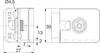 SISO Glastürscharnier Square Set, Glas 4-6 mm; 43x30 mm, Produktbild-Vorschau 3