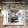 okwish Kücheninsel küchenwagen mit zwei Türen,Küchenschrank Produktbild-Vorschau 3