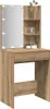 A vanity table with a mirror and shelves, displaying some cosmetic products. Náhľad obrázku produktu