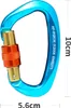 Kletterkarabiner mit Schraubverschluss, strapazierfähig, Produktbild-Vorschau 10