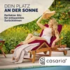 Detex Coussin pour transat rouge chaise longue de jardin Voir les images du produit 5