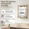 K-Möbel Vitrine suspendue en hêtre (80x60x25 cm) avec 2 Voir les images du produit 14