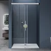 doporro Porte de Douche Coulissante 130x195cm pour Niche Voir les images du produit 1