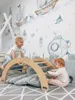 Kletterbogen Holz Schaukel + Matratze | Kletter Dreieck für Produktbild-Vorschau 6