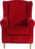 Max Winzer Ohrenbackensessel Lorris - Samtvelours rot - Produktbild-Vorschau 2