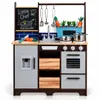 Rijoka Kinderküche aus Holz - mit Tafel - Inklusive Zubehör Produktbild-Vorschau 1