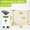 BOMI® Türschutzgitter Miko ohne Bohren 63–161 cm | Produktbild-Vorschau 3