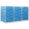 vidaXL Mülltonnenbox für 3 Tonnen 207x77,5x112,5 cm Produktbild-Vorschau 1