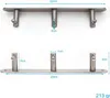 Intirilife nerezový věšák na kabáty model B - 3 háčky - Náhled obrázku produktu 2