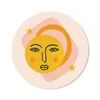 MuchoWow® Mauspad Mousepad Sonne - Rosa - Sommer 30x30 cm - Produktbild-Vorschau 1