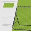 HOMCOM Fußball Rebounder Kickback Tor Rückprallwand Netz Produktbild-Vorschau 6
