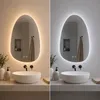 Relaxdays, miroir de salle de bain en forme d'arche, 80x52 Voir les images du produit 5