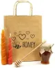 4BEE Papiertüte mit Aufschrift – Einkaufstasche für Produktbild-Vorschau 2