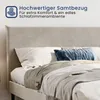 Polsterbett 140x200 und 160x200 cm mit Lattenrost und Produktbild-Vorschau 4