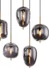 Globo Lighting závěsné svítidlo kovové mosazné barvy, 8x Náhled obrázku produktu 6