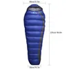 Mumienschlafsack fuer kaltes Wetter, Winterschlafsack, Produktbild-Vorschau 3