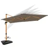 Parasol Pisogne 300x300 combi - Wood - with Parasol tiles Produktbild-Vorschau 3