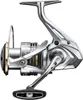A studio shot of a fishing reel against a white background. Produktbild-Vorschau