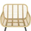 Yaheetech 3er Gartenmöbel Set aus Poly-Rattan mit 1 Produktbild-Vorschau 8