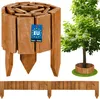 KOTARBAU® Bordure Jardin Exterieur Bois 110 x 10 cm Cloture Voir les images du produit 1