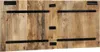 vidaXL Tête de lit 120 cm Bois brut massif Mango Voir les images du produit 4