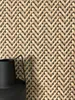 NEWROOM Tapete Hisako Schwarz Vliestapete - Landhaus Rattan Produktbild-Vorschau 1